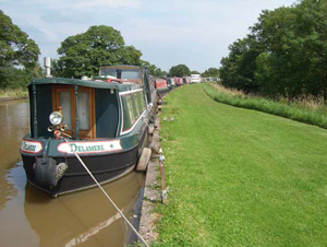 Shropshire Union Middlewich moorings available